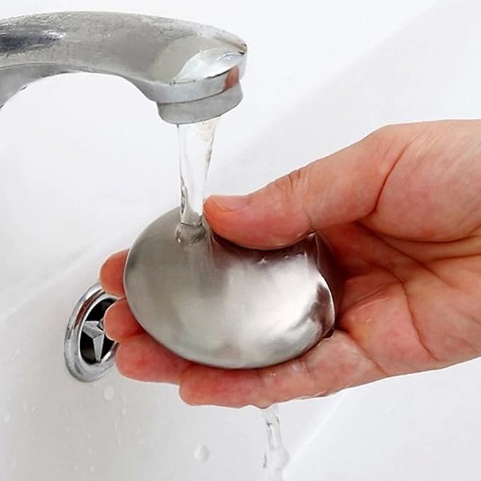 Odour Removing Stainless Steel Soap Bar